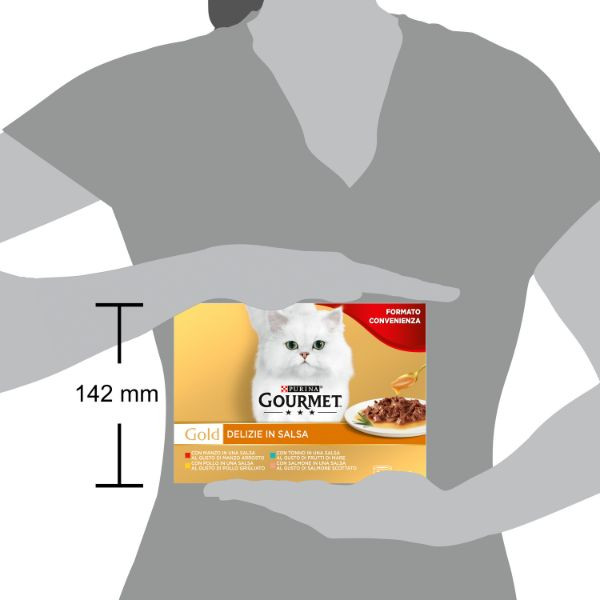 Bauzaar Purina Gourmet Gold Delizie in salsa Umido Gatto Multipack 24x85g Promozione