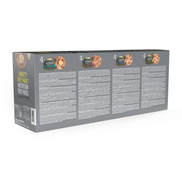 Bauzaar Schesir After Dark Cat Variety Pack Filetti in brodo 12x80 gr Moda