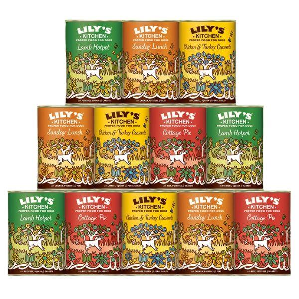Bauzaar Lily's Kitchen Dog multipack 12x400 g Classic Dinners Spedizione gratuita