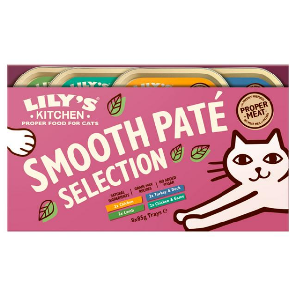 Bauzaar Lily's Kitchen Multipack 8x85 gr Gatti Smooth Patè Offerta San Valentino