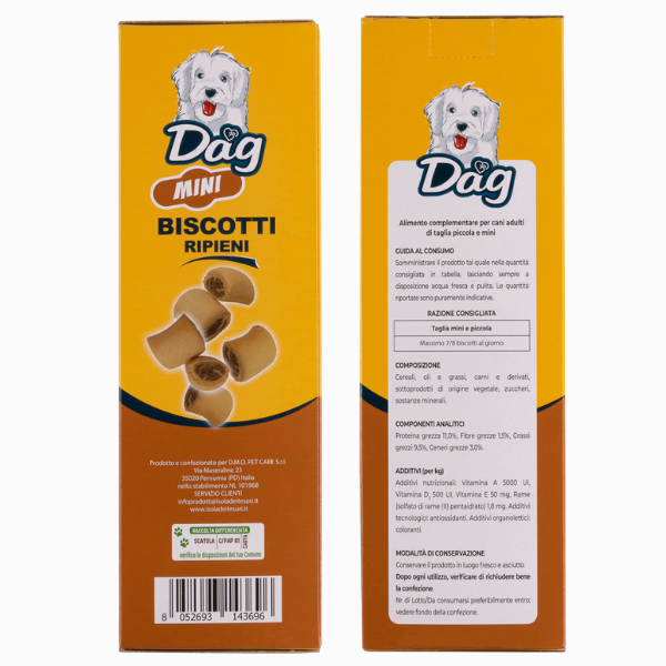 Bauzaar Dag Dog Adult Mini biscotti ripieni per cani Offerta temporanea