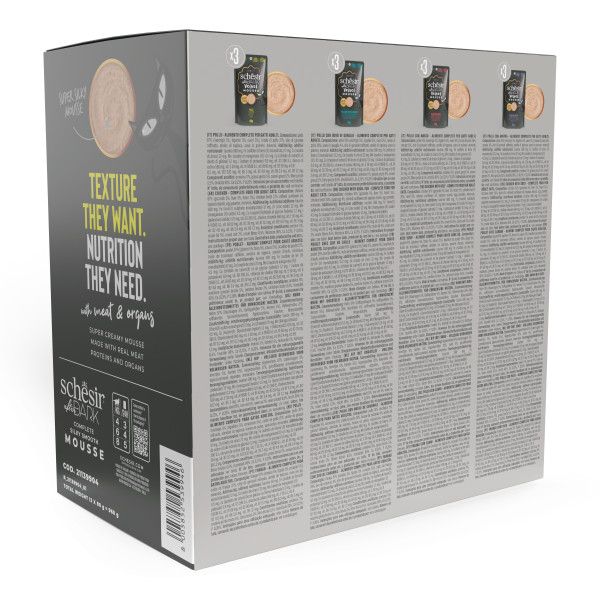 Bauzaar Schesir After Dark Cat Velvet Mousse Variety pack 12x80 gr Offerte stagionali