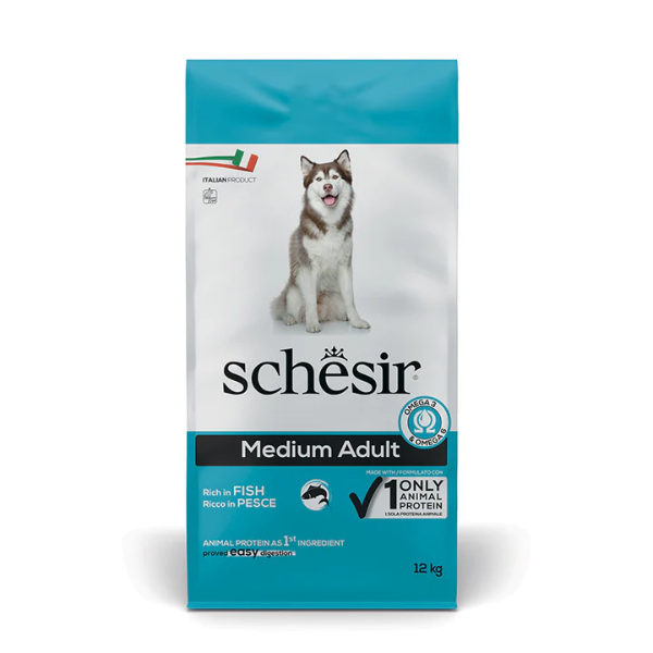 Bauzaar Schesir Dog Adult Medium Maintenance Pesce Enormi risparmi