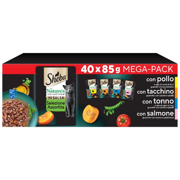 Bauzaar Sheba Nature's Collection in Salsa Multipack 40x85 gr