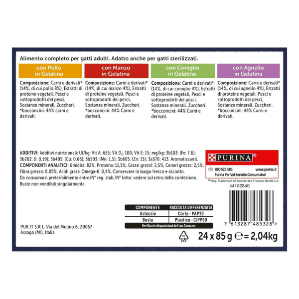 Bauzaar Purina Felix Le Ghiottonerie Selezioni Deliziose Multipack 24x85 gr Negozi Online