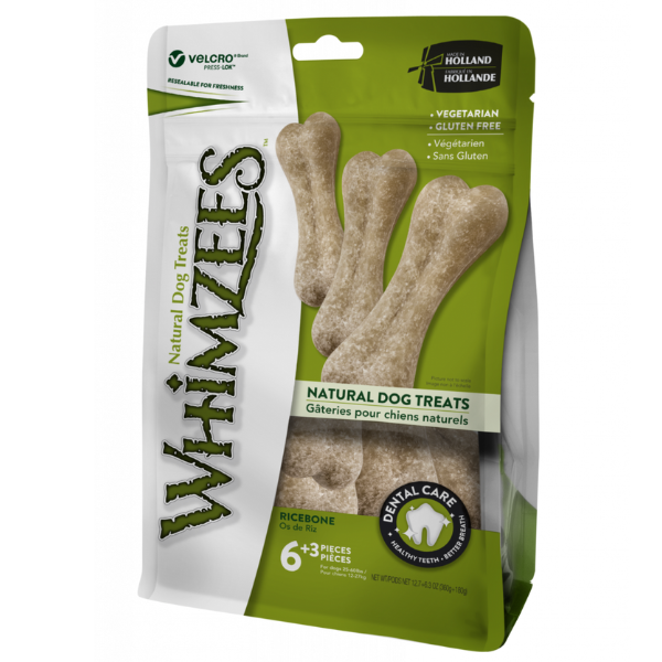 Bauzaar Whimzees Snack dentale Naturale Osso Riso Sottocosto