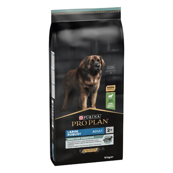 Bauzaar Purina Pro Plan Sensitive Digestion Large Robust Adult Crocchette Cane Agnello Convenienza