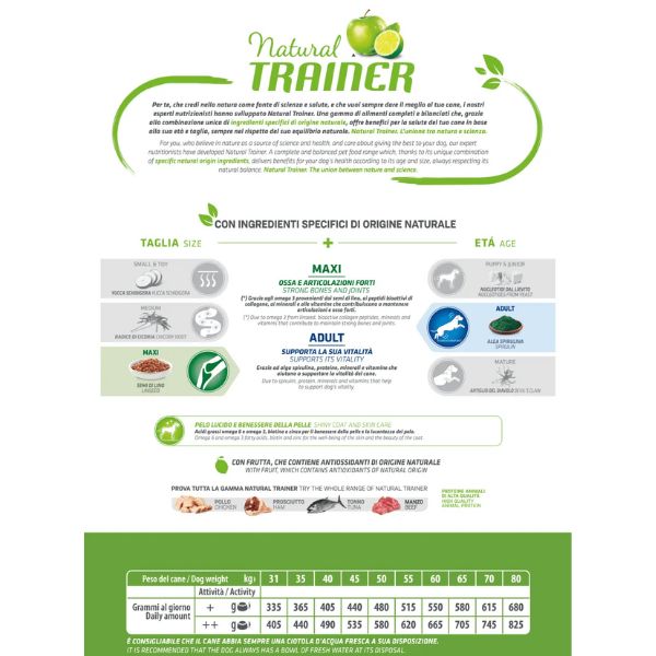 Bauzaar Natural Trainer Adult Maxi con Manzo e riso Sconto
