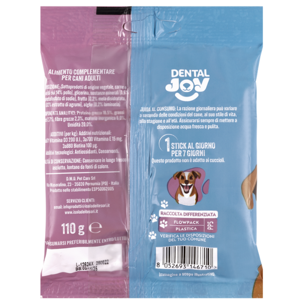 Bauzaar DentalJoy Dog Adult No Grain Mini Snack Dentali Vendite Flash