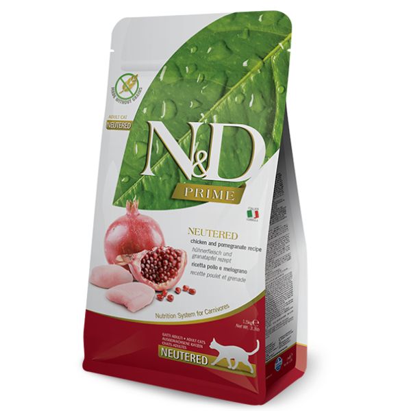 Bauzaar Farmina N&D Prime Feline Neutered Grain Free Pollo e Melograno Offerta settimanale