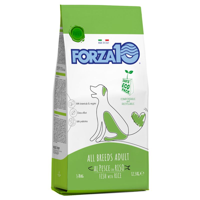Zooplus Forza10 Maintenance All Breeds Adult al Pesce e Riso Crocchette cane Sconto