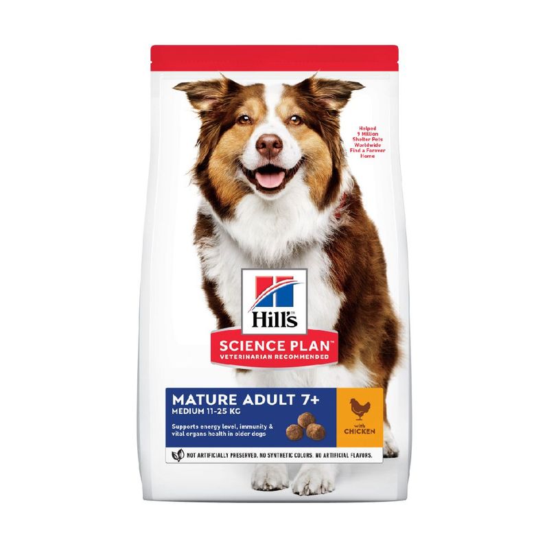 Zooplus Hill's Science Plan Mature Adult 7+ Medium con Pollo