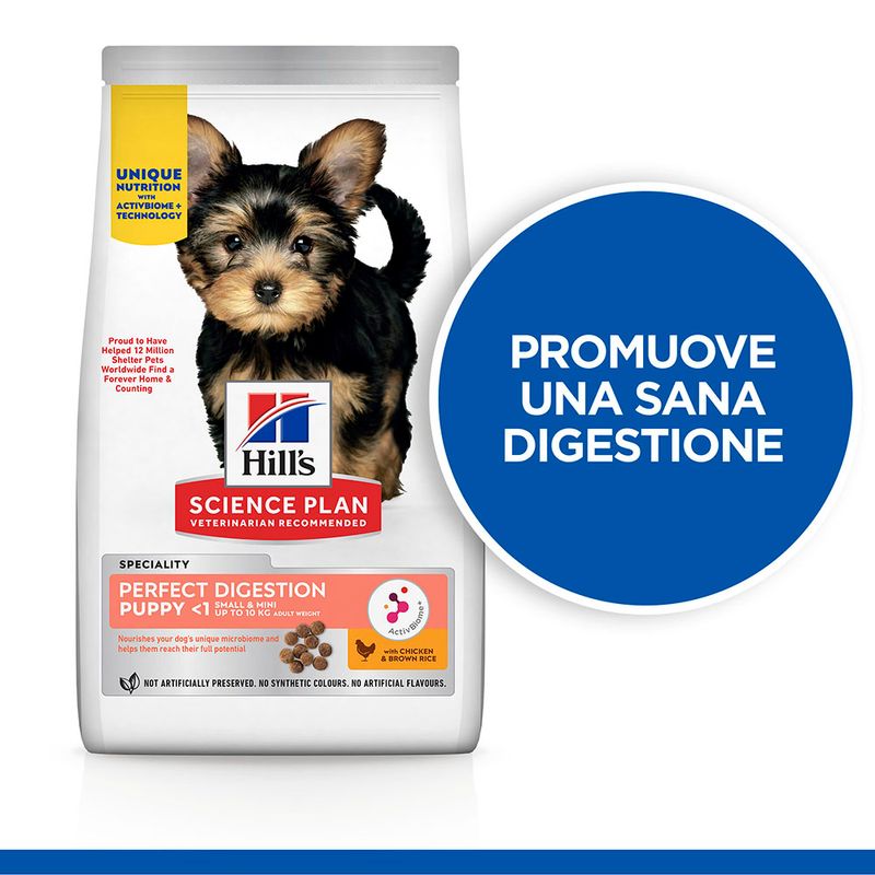 Zooplus Hill's Science Plan Small & Mini Puppy Perfect Digestion Crocchette cani Offerte