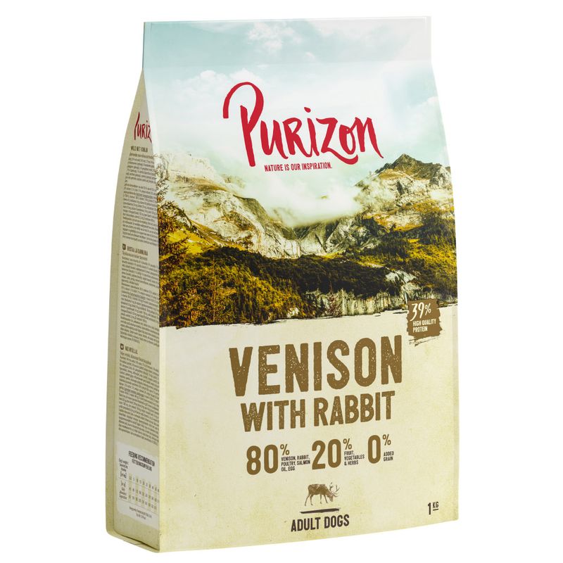 Zooplus Prezzo speciale 1 kg Purizon Crocchette senza cereali per cani Consegna Veloce