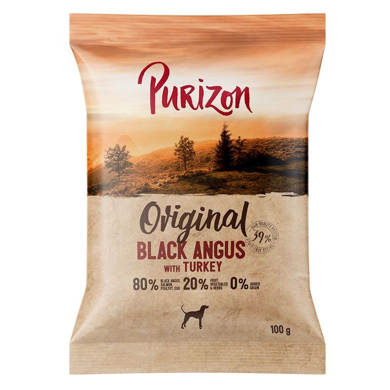 Zooplus Purizon Adult Black-Angus con Tacchino Crocchette senza cereali per cane Sottocosto