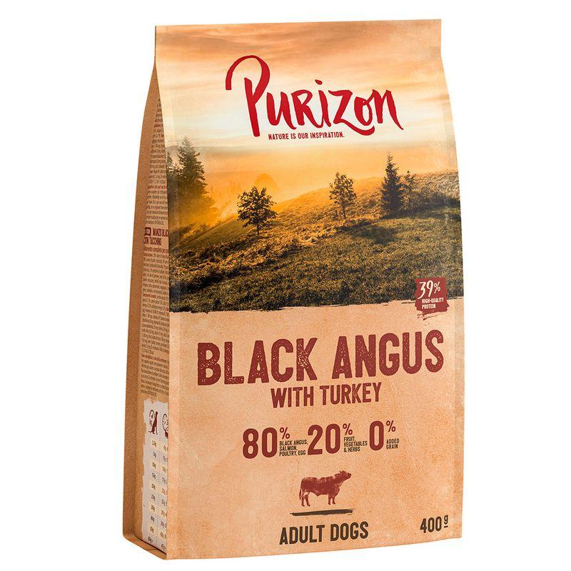 Zooplus Purizon Adult Black-Angus con Tacchino Crocchette senza cereali per cane Sottocosto