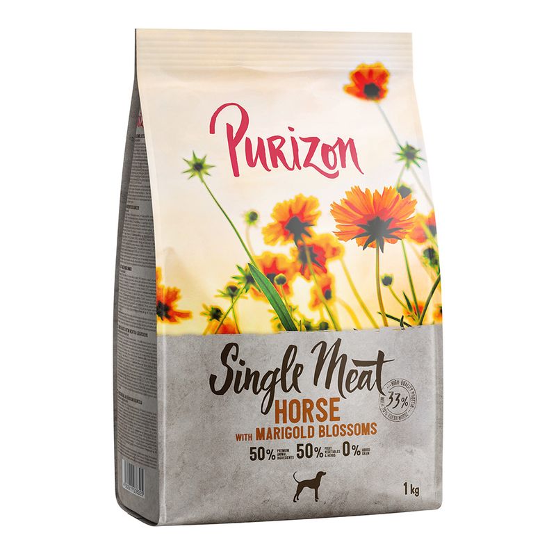 Zooplus Purizon Single Meat Adult Cavallo patate dolci e fiori di calendula per cani Convenienza