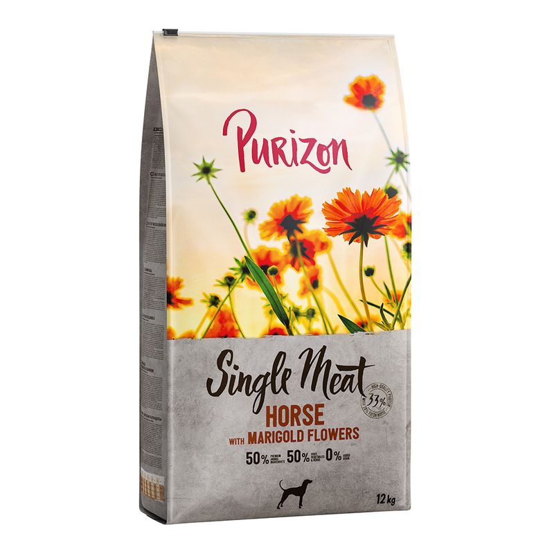 Zooplus Purizon Single Meat Adult Cavallo patate dolci e fiori di calendula per cani Convenienza
