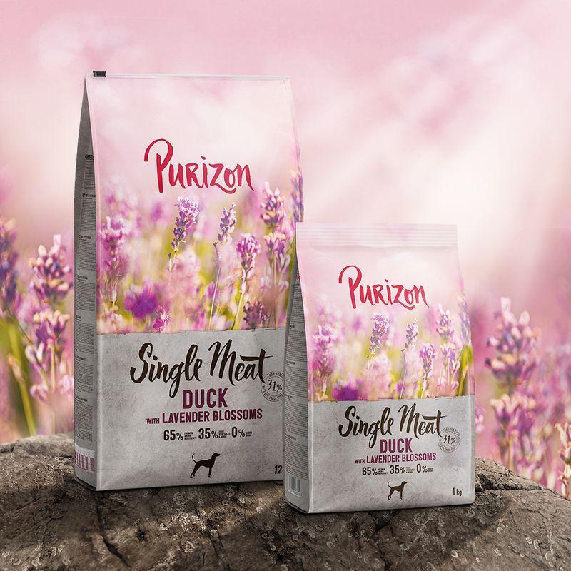 Zooplus Purizon Single Meat Adult Anatra con mela e fiori di lavanda per cane Novità