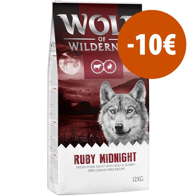 Zooplus 10€ DI SCONTO 12 kg Wolf of Wilderness Crocchette per cani