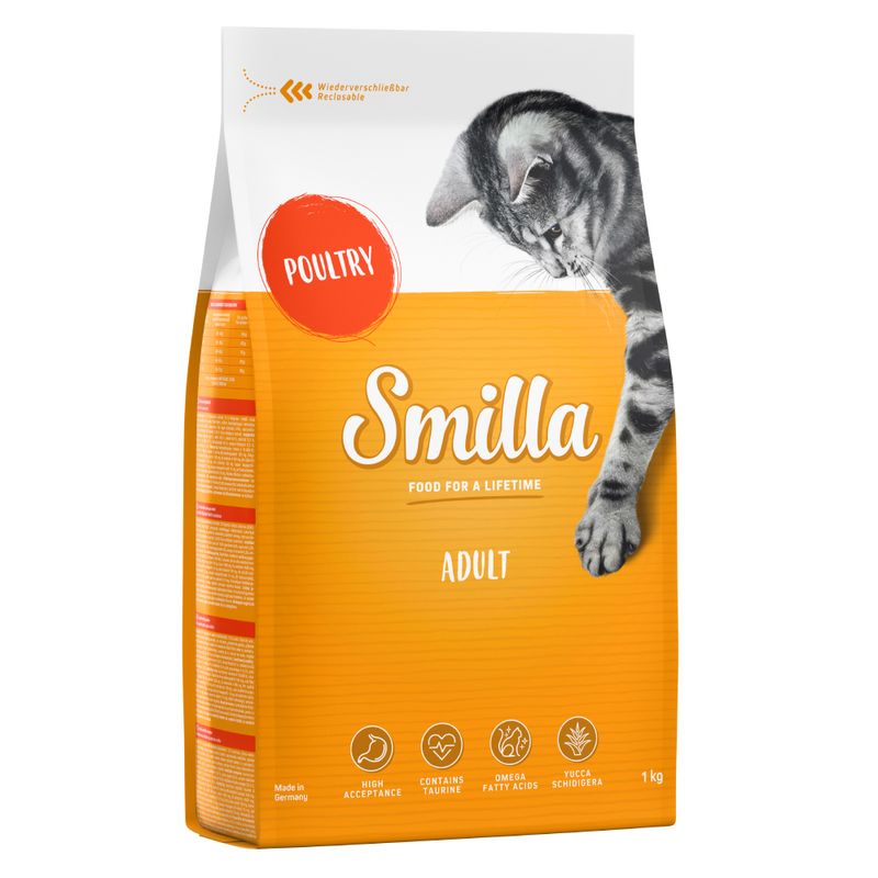 Zooplus Set prova misto Smilla Adult Crocchette per gatti Presa