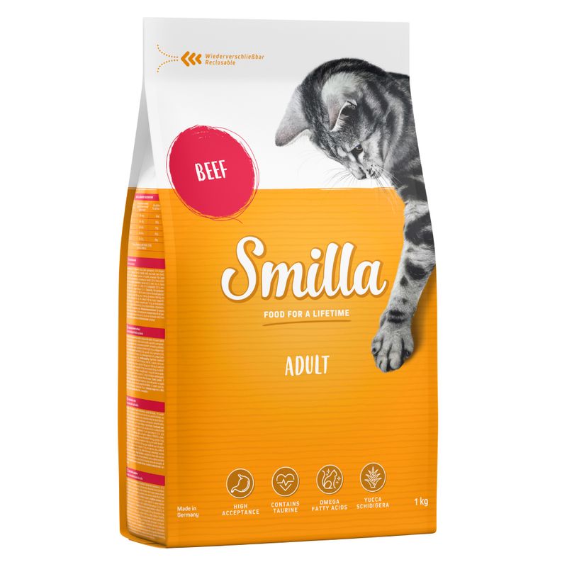 Zooplus Set prova misto Smilla Adult Crocchette per gatti Presa