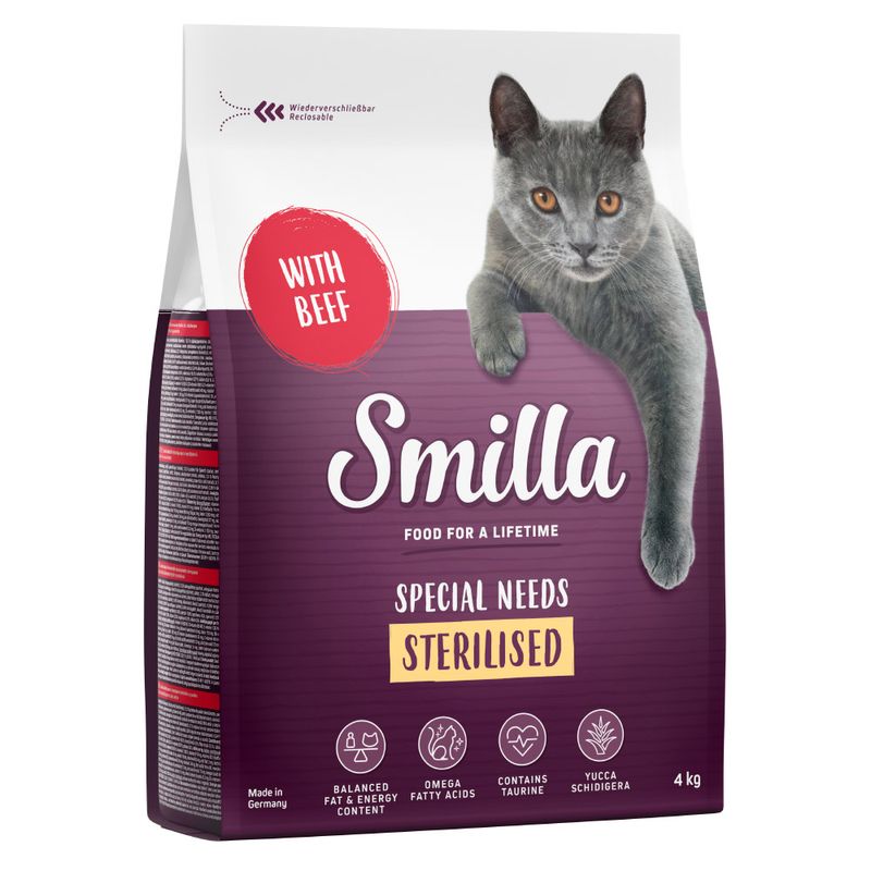 Zooplus Smilla Adult Sterilised con Manzo Crocchette per gatti Sconto