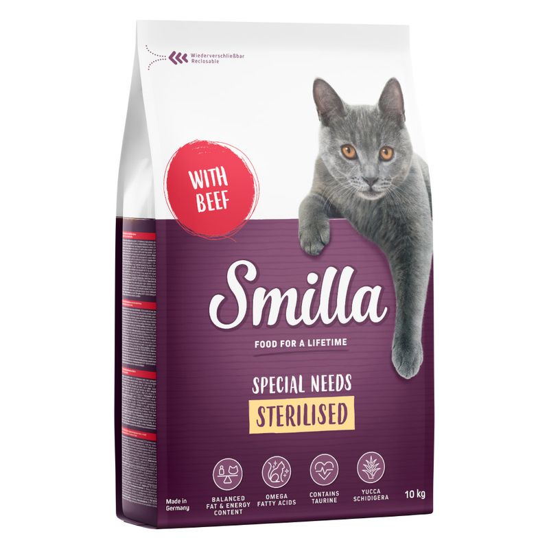 Zooplus Smilla Adult Sterilised con Manzo Crocchette per gatti Sconto