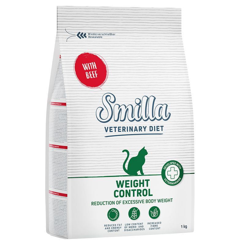 Zooplus Smilla Veterinary Diet Weight Control Manzo Crocchette gatto