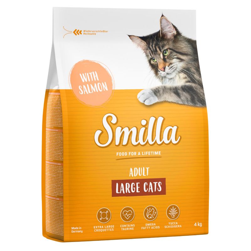 Zooplus Smilla Adult XXL Salmone Crocchette per gatti Vendita Calda