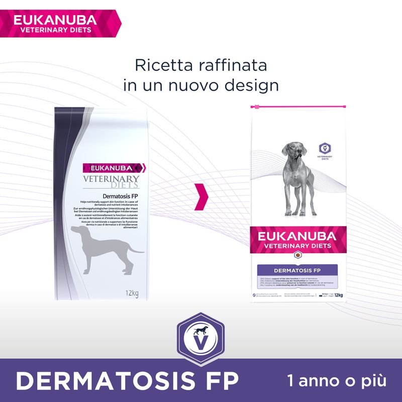 Zooplus Eukanuba Veterinary Diets Dermatosis FP Crocchette per cani Promozione