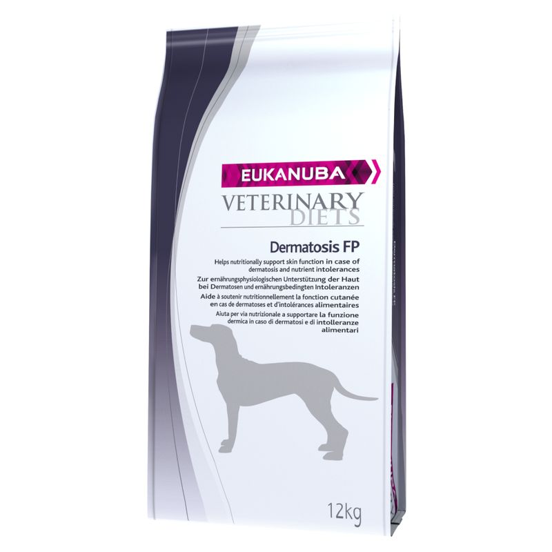 Zooplus Eukanuba Veterinary Diets Dermatosis FP Crocchette per cani Promozione