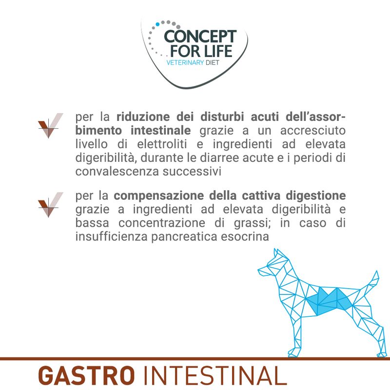 Zooplus Concept for Life Veterinary Diet Gastro Intestinal umido per cane Convenienza