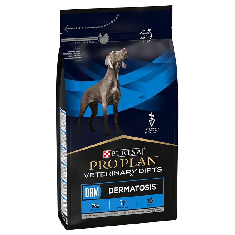 Zooplus PURINA PRO PLAN Veterinary Diets DRM Dermatosis Crocchette per cane Pezzi Unici