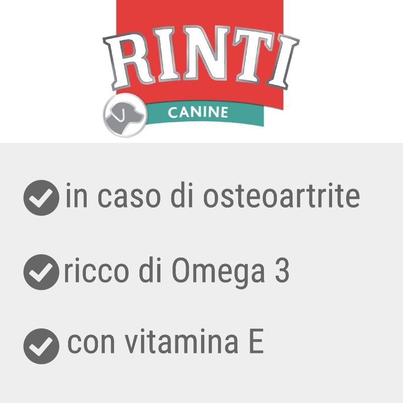 Zooplus RINTI Canine Mobility con Manzo 400 g Alimento umido per cani Presa