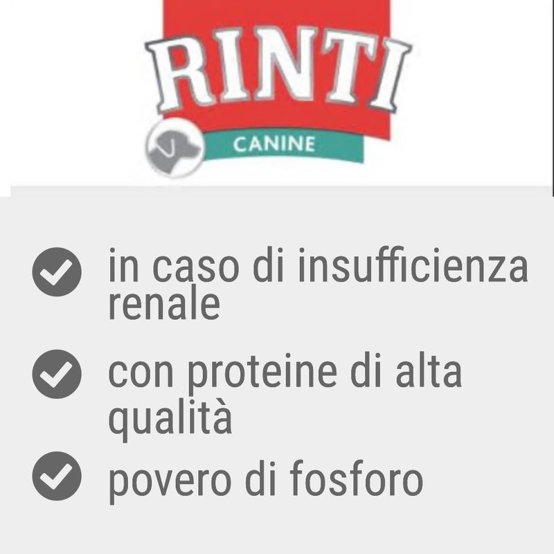 Zooplus RINTI Canine Reni con Pollo 400 g Alimento umido per cani Economico