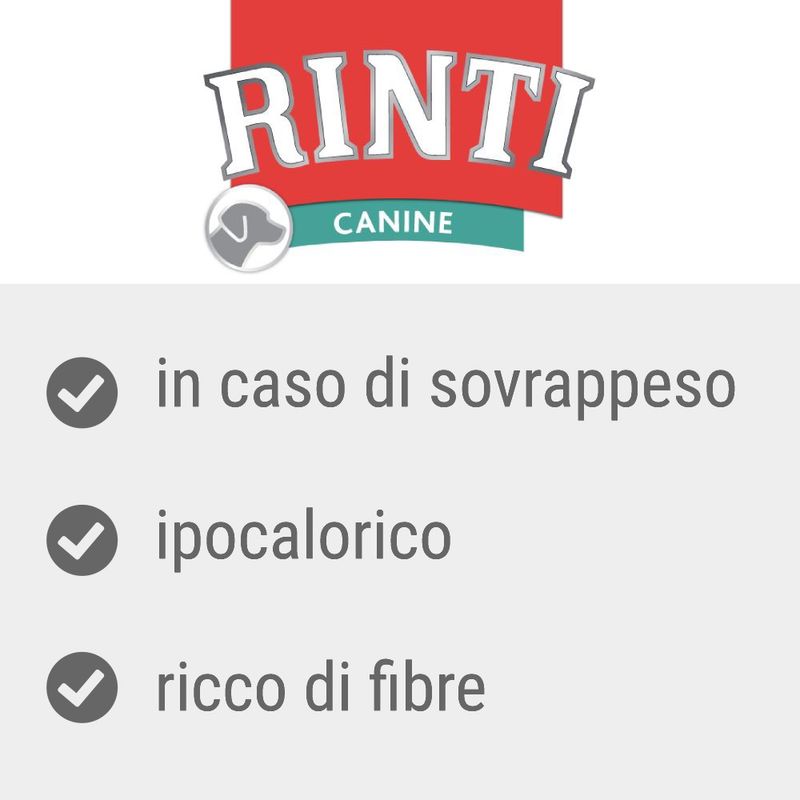 Zooplus RINTI Canine Peso con Pollo 400 g Alimento umido per cani Online