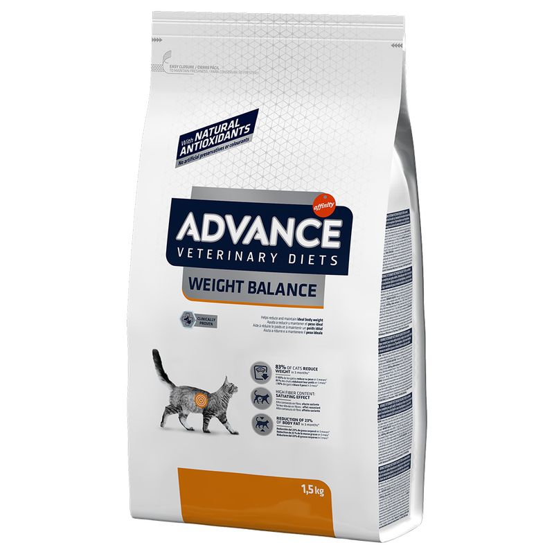 Zooplus Advance Veterinary Diets Weight Balance Crocchette gatto Nuovo