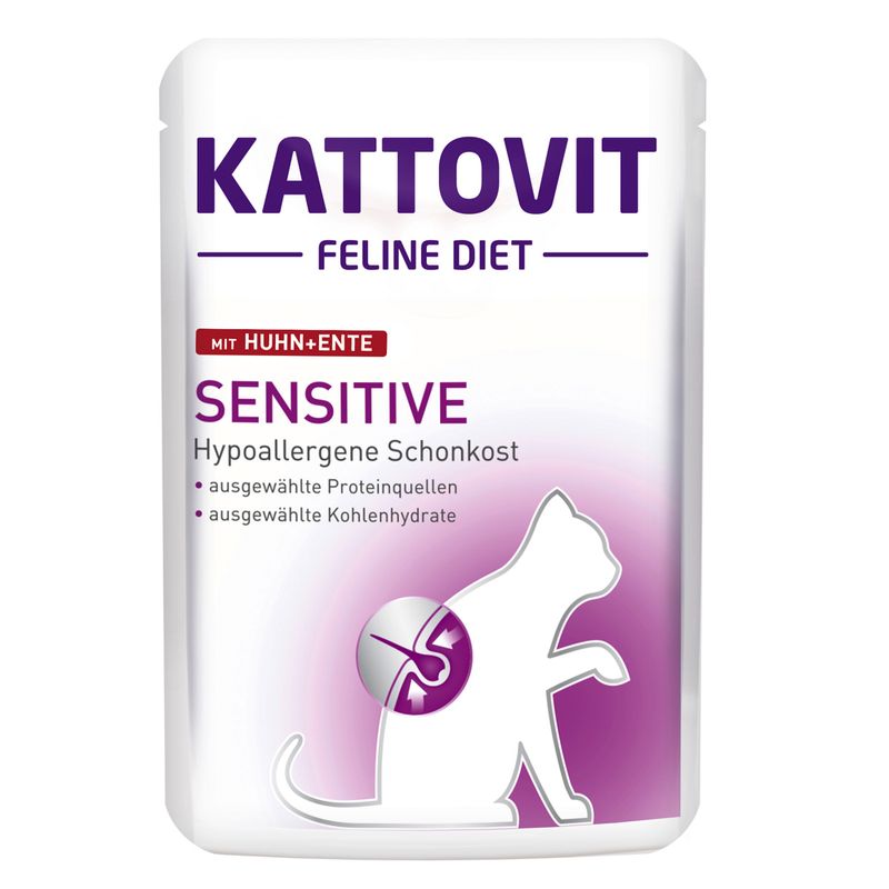 Zooplus Kattovit Sensitive Buste 6 x 85 g Alimento umido per gatti Fino al 55% di sconto