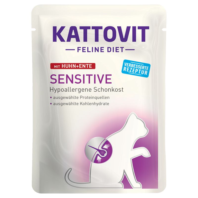 Zooplus Kattovit Sensitive Buste 6 x 85 g Alimento umido per gatti Fino al 55% di sconto