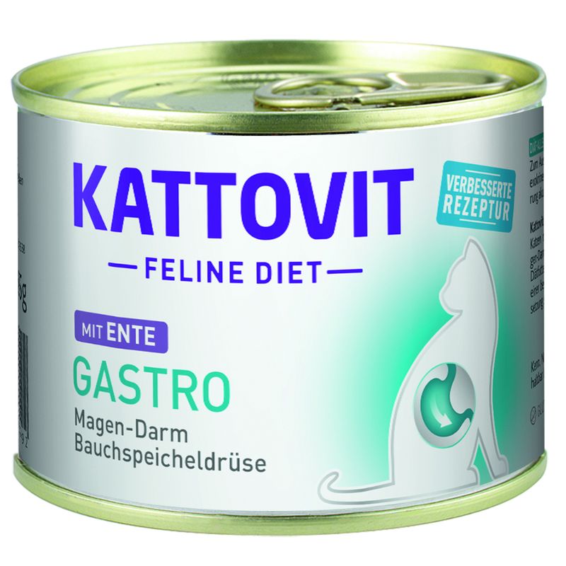 Zooplus Kattovit Gastro 12 x 185 g Alimento umido per gatti Shopping Online