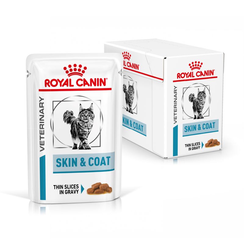 Zooplus Royal Canin Skin & Coat Feline Veterinary umido gatto Affare Del Giorno