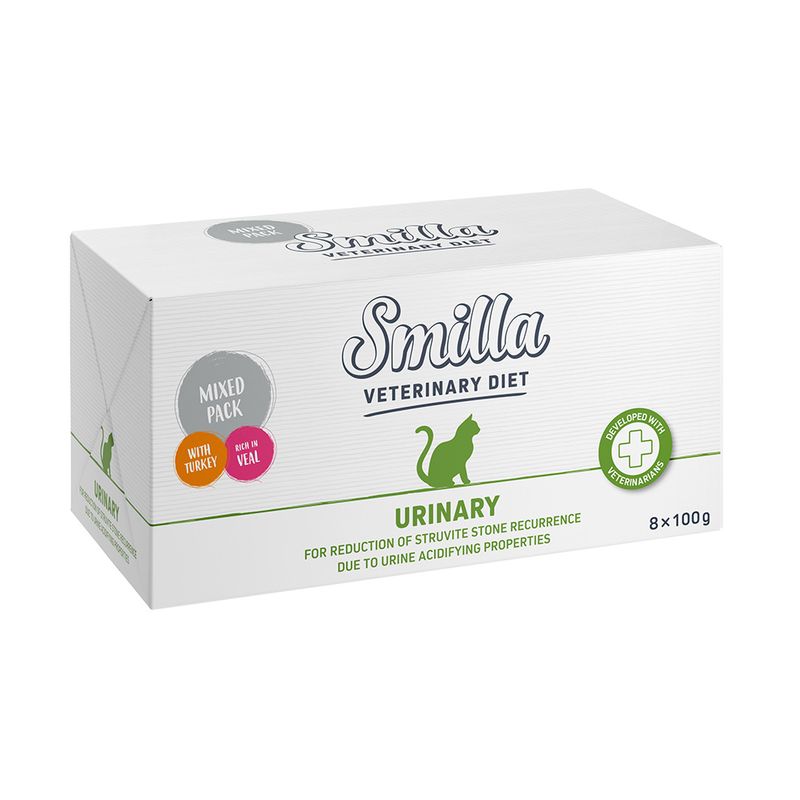 Zooplus Smilla Veterinary Diet Pacco misto 8 x 100 g umido gatto