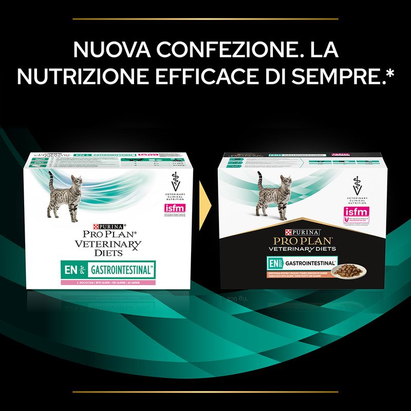 Zooplus Purina Pro Plan Veterinary Diets Feline EN ST/OX Gastrointestinal Salmone Offerte