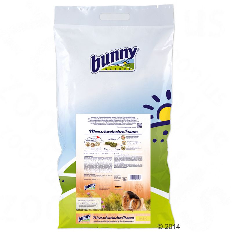 Zooplus Bunny Sogno BASIC Mangime per porcellini d'India Fino Al -60%