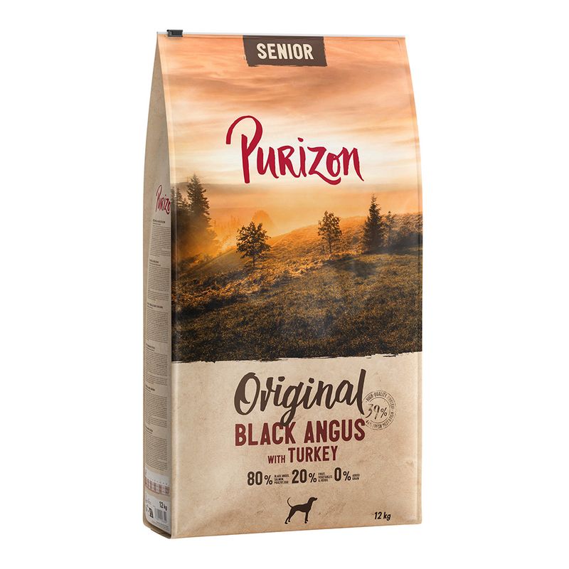 Zooplus Purizon Senior Black Angus con Tacchino Crocchette per cane