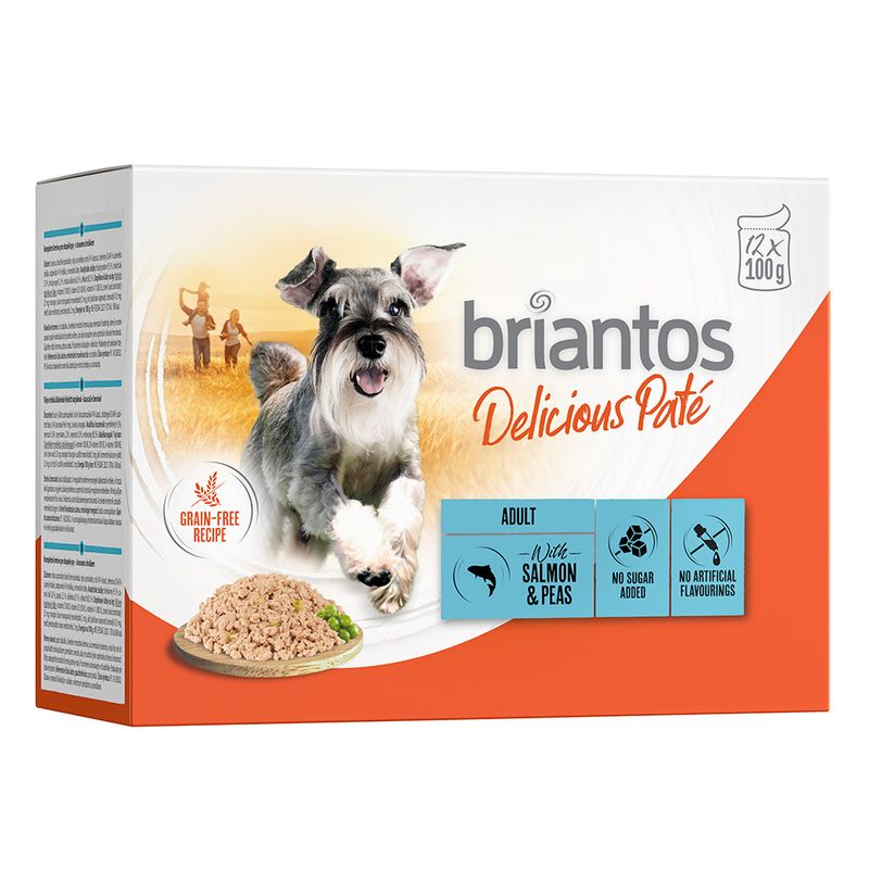 Zooplus Briantos Delicious Paté 12 x 100 g Umido per cane Enormi sconti