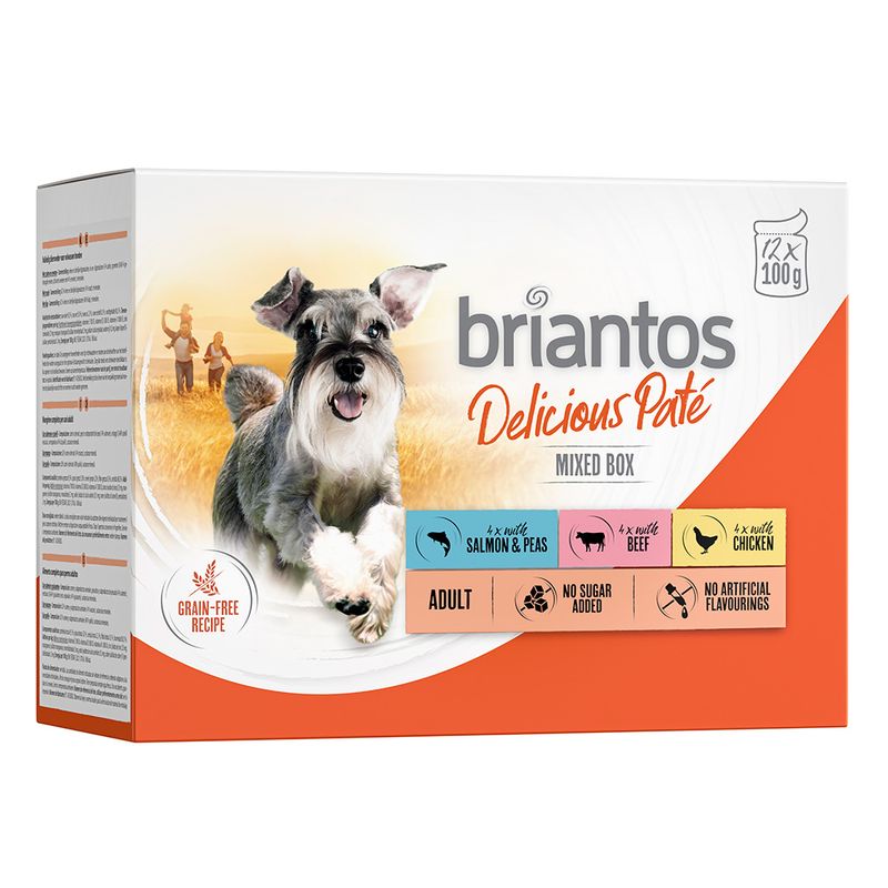 Zooplus Briantos Delicious Paté 48 x 100 g Umido per cane 50% di sconto con spedizione gratuita