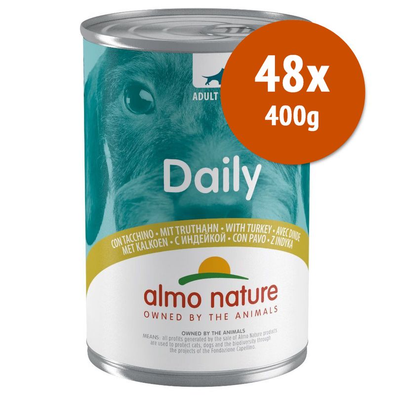 Zooplus Almo Nature Daily Dog 48 x 400 g Alimento umido per cane 2025