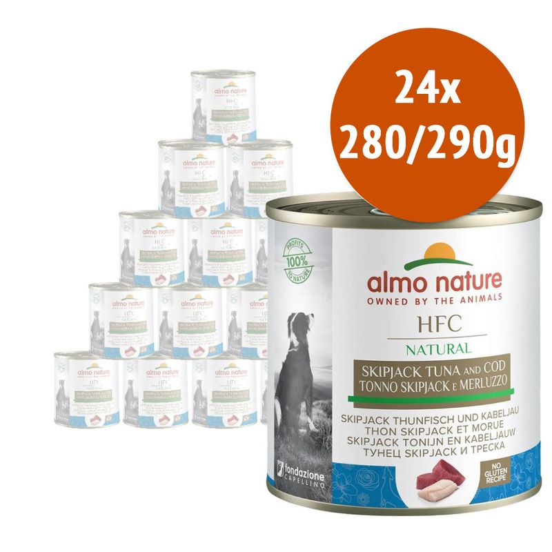 Zooplus Almo Nature 24 x 280 / 290 g Alimento umido per cane In Linea